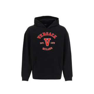 Versace Black Cotton Sweatshirt