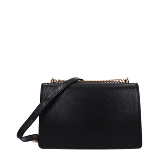 Versace Black Leather Crossbody Bag
