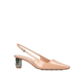 Givenchy Beige Calfskin Mid Heel Pumps - VAZLUXE.COM