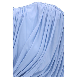 Magda Butrym Blue Copper Blouse - VAZLUXE.COM