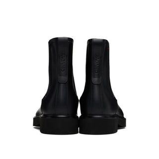 Salvatore Ferragamo Black Calfskin Chelsea Boots