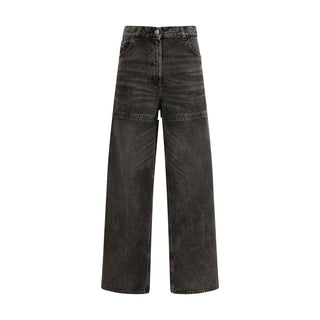The Attico Black Cotton Jeans Denim