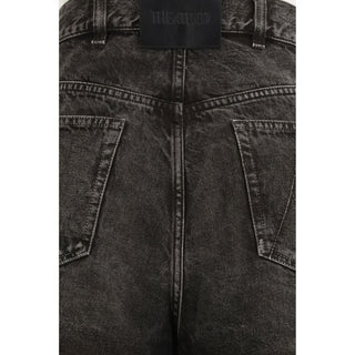 The Attico Black Cotton Jeans Denim