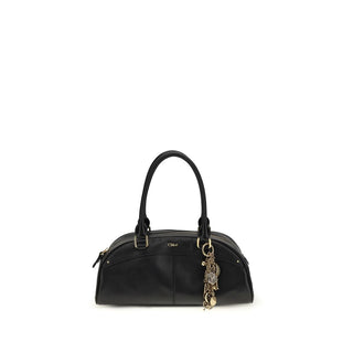 Chloé Black Calf Leather Bos Taurus Handbag - VAZLUXE.COM