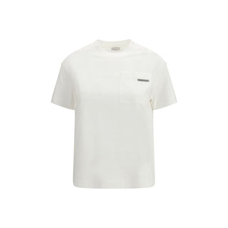 Brunello Cucinelli White Cotton T-Shirt