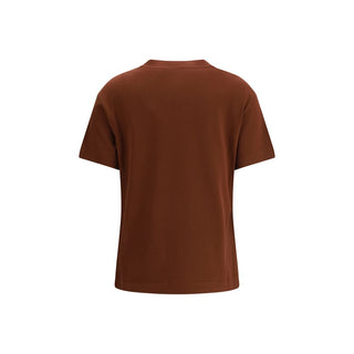 Brunello Cucinelli Brown Cotton T-Shirt