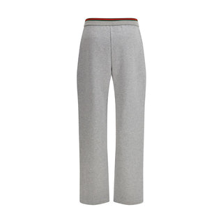 Gucci Gray Cotton Casual Pants