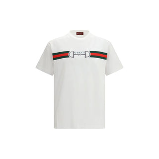 Gucci White Cotton T-Shirt