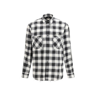 Amiri Black Cotton Pattern Shirt