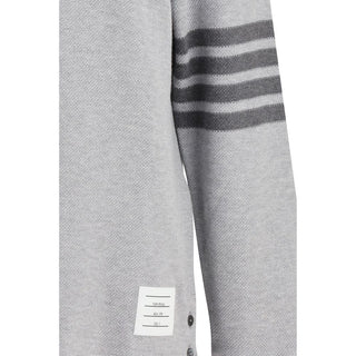 Thom Browne Gray Cotton Polo Shirt