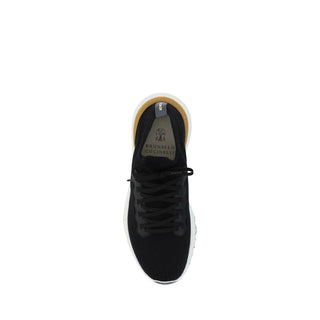 Brunello Cucinelli Black Rubber Athletic Sneakers