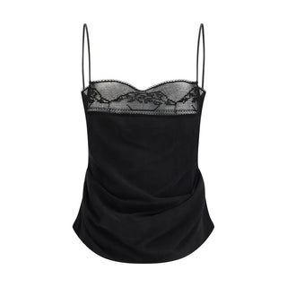 Magda Butrym Black Silk Top