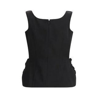 Magda Butrym Black Cotton Top