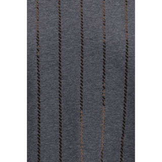 Brunello Cucinelli Gray Cotton Sweatshirt