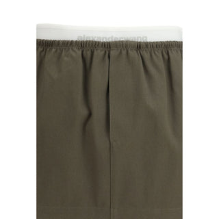 Alexander Wang Bicolor Cotton Mini Skirt