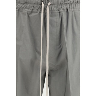 Rick Owens Gray Viscose Casual Pants