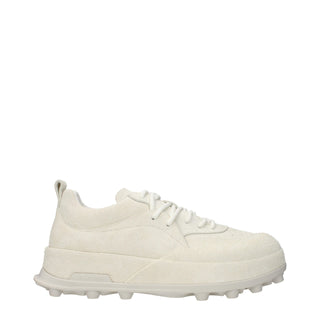 Jil Sander Beige Leather Sneakers