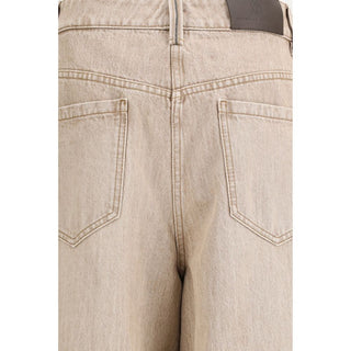 Brunello Cucinelli Beige Cotton Jeans Denim