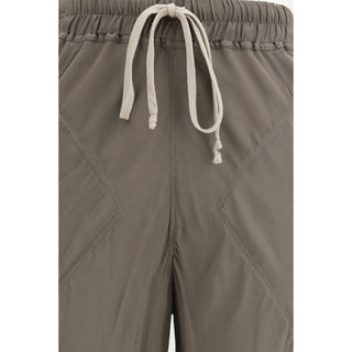 Rick Owens Brown Silk Flared Pants