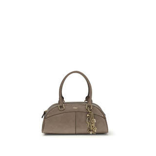Chloé Gray Calf Leather Bos Taurus Handbag - VAZLUXE.COM