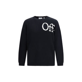 Off-White Black Cotton Sweatshirt