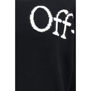 Off-White Black Cotton Sweatshirt