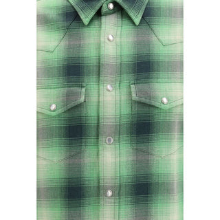 Tom Ford Bicolor Cotton Pattern Shirt - VAZLUXE.COM