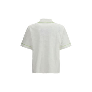 Casablanca White Cotton Shortsleeve Shirt