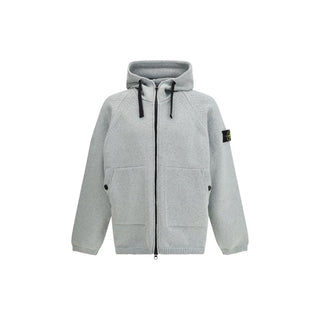 Stone Island Gray Polyester Sweatshirt
