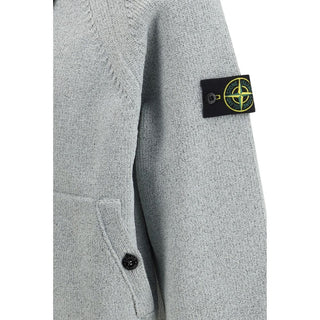 Stone Island Gray Polyester Sweatshirt