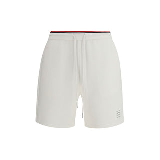 Thom Browne White Cotton Bermuda Shorts