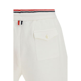 Thom Browne White Cotton Bermuda Shorts