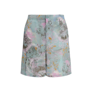 Off-White Multicolor Viscose Shorts