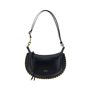 Isabel Marant Black Calf Leather Bos Taurus Shoulder Bag - VAZLUXE.COM