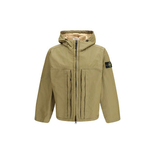 Stone Island Bicolor Cotton Shell Jacket