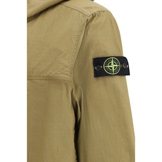 Stone Island Bicolor Cotton Shell Jacket