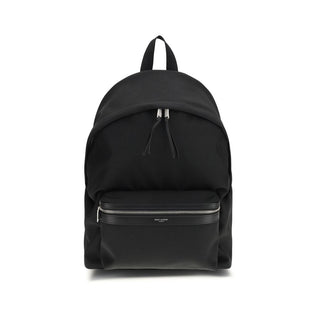 Saint Laurent Black Fabric Backpack