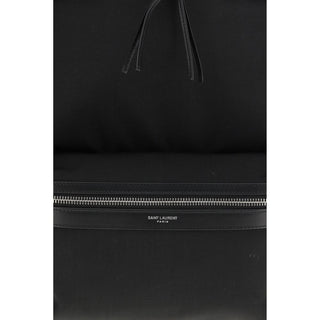 Saint Laurent Black Fabric Backpack