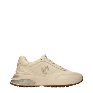Jimmy Choo Beige Fabric Chunky Sneakers