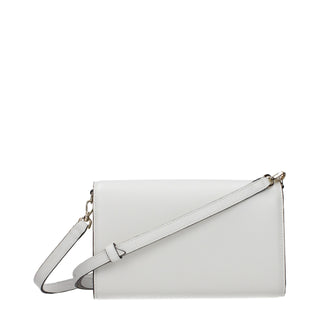 Jimmy Choo White Leather Clutch Bag