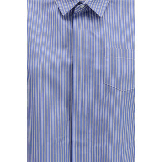 Sacai Blue Cotton Shortsleeve Shirt
