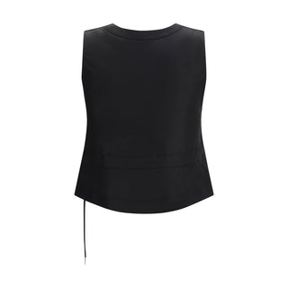 Sacai Black Polyester Waistcoat
