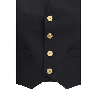 Sacai Black Polyester Waistcoat