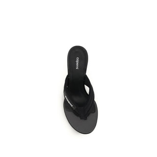 Coperni Black Polyamide Wedge Sandals