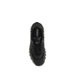 Moncler Black Polyamide Athletic Sneakers