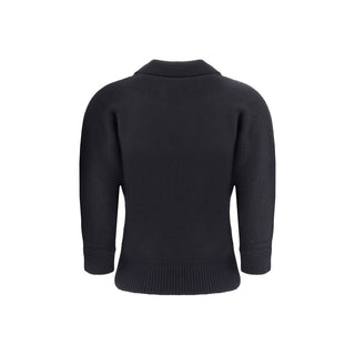 Khaite Black Cashmere Sweater