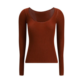 Petar Petrov Orange Silk Top