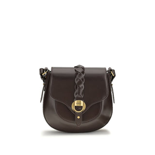Isabel Marant Brown Calf Leather Bos Taurus Shoulder Bag