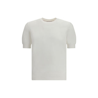 Brunello Cucinelli White Cotton T-Shirt