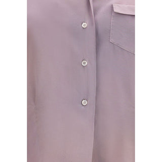 Margiela Purple Silk Dress Shirt